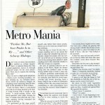 Essay (odd metro moment) for DC's Washingtonian Magazine